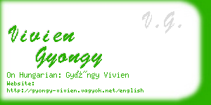 vivien gyongy business card